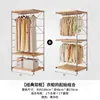 Guarda-Roupa Aberto Quarto de Casa Closet Prateleira de Metal de Chão Nova Combinação Japonesa Walk-In Guarda-Roupa de Pendurar