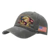 Gorra de Béisbol Estampada del 250 Aniversario Nueva de Amazon Transfronteriza, Gorra de Pico Lavada Retro, Sombrero Versátil Casual Unisex