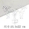 Pegatinas de Tela Bordada con Patrón Dorado y Plateado, Vestidos Antiguos, Nubes Propicias, Óperas, Varios Estilos de Piezas Bordadas, Pegatinas Decorativas de Parche, Accesorios DIY, Flores Calientes