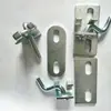Accesorios para puerta de porqueriza de pared de ladrillo puesto de posicionamiento para cerdas puerta automática engrosada cerradura de puerta bisagra pestillo de puerta de hierro para porqueriza hebilla de puerta eje de puerta