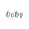 Pendientes de textura irregular con clip para la oreja para hombre, accesorios de lujo ligeros de alta gama que combinan con todo, accesorios nuevos y sencillos de moda para mujer.