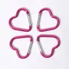 Gran Stock Mosquetón Forma de Corazón Botón para Ropa Infantil DIY Gancho Pequeño Forma de Corazón Mosquetón Corazón Melocotón