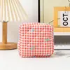Em estoque Classic Love Wash Travel Bolsa de Cosméticos Morango Pêssego Coração Flor Bolsa de Armazenamento Batom de Algodão Bolsa Feminina