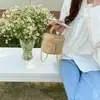 Bolso Mini de Mano Nuevo Primavera/Verano 2026, Bolso Pequeño Acolchado con Cadena Estilo Chanel, Versátil Bolso para Labiales de Hombro y Cruzado