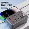 Carga Rápida USB 5V Cargador de Teléfono Móvil Inteligente Multi-puerto Cargador de Escritorio Universal para Teléfono Móvil de 10 Puertos con Interruptor