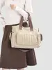 Bolso de lona de alta calidad para mujer, bolso de hombro de nuevo estilo, bolso cruzado de moda, bolso tote de gran capacidad para el trabajo, comercio exterior