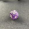 Dado de Piedra Personalizado Creativo Cubo 15mm Amatista Tallada para Juegos de Mesa y Manualidades, Superventas Transfronterizo