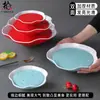 Plato de hielo seco de melamina vajilla creativa famosa en Internet plato para hot pot plato para hot pot de cordero plato para grasa de tripa de res plato para intestinos de pato plato para sashimi