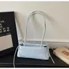 Bolsa de Axila Nicho Estilo Coreano para Mulheres 2026 Novo Modelo, Bolsa de Ombro Elegante Versátil com Laço Doce, Bolsa Baguette de Alto Padrão