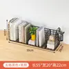 Estantería de mesa simple, estante de almacenamiento para escritorio de oficina, estante de almacenamiento pequeño al lado del escritorio, estantería de hierro para niños