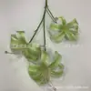 Buquê de Flores Artificiais Verdes com Folhas, Plantas Verdes, Decoração de Casamento Estilo Floresta, Flores Artificiais para Corredor de Hotel de Casamento