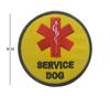 Bordado de pastor bolsa de brazalete de velcro pegatinas insignia etiqueta de tela en servicio de entrenamiento insignia de perro de servicio parche de insignia de moral