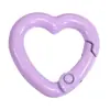 Broche de Resorte Cuadrado Anillo Abierto en Forma de Corazón Anillo de Resorte en Forma de Flor Llavero Accesorios para Manualidades Anillo de Conexión de Aleación