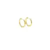 Comercio Exterior Transfronterizo Exquisitos y Compactos Pendientes de Acero Inoxidable 304 Hebillas de Oreja para Hombre Pendientes de Aro Pendientes Personalizados