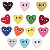 Pegatina de tela bordada por computadora con dibujos animados de Amazon, diseño de amor, multicolor, para planchar