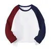 Camiseta Básica de Manga Larga con Cuello Redondo, Estilo Casual Juvenil, Holgada, Talla Grande, para Primavera y Otoño, Top, Venta al por Mayor Transfronteriza