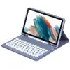 Funda Protectora con Teclado Bluetooth Adecuada para Samsung Galaxy Tab A11 Ranura para Lápiz de Tableta A9 Carcasa Tapa Táctil de Gota de Agua