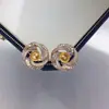 Pendientes Clásicos de Nido de Pájaro de Moda Retro Francés Microincrustados con Circonita Pendientes de Perla con Cierre de Mariposa Accesorios de Joyería DIY Suministro al por Mayor