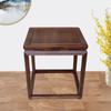 Nueva mesa de centro cuadrada pequeña de madera maciza de estilo chino, mesa de té, sofá de madera, mesa de esquina, mesa cuadrada pequeña, tronco de olmo minimalista