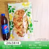 Bolsa de Empaque para Té de Flores Neutras y Té de Frutas HD Transparente para Snacks Comida Bolsa con Cierre Zip Dulces Snacks Sello Hermético Bolsa de Pie