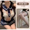 Lencería Sexy Talla Grande Gordita mm Uniforme de Estudiante Mono de Pierna Abierta Traje Universitario Ropa Apasionada Envío Directo