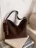 Bolsa Tote Elegante e Simples para o Dia a Dia de Mulheres, Novidade Outono 2025 Casual Leve de Luxo Grande Capacidade Tendência Ombro Transversal