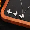 Conjunto de Brincos e Colar Weidni de Luxo Acessível, High-End, Elegante, Moderno e Versátil, Atacado para Mulheres
