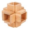 Juego completo de cerraduras Kongming de madera de haya para desmontar, cerraduras Luban, útiles para niños, con mortaja y espiga de madera, ideales para estudiantes de primaria.