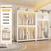 Armario de acero de estilo moderno para ropa de bebé, estable y duradero, a prueba de polvo, colgable, armario modular con almacenamiento compartimentado
