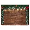 Decoración Transfronteriza Navideña de Gran Venta Ambiente Festivo Tela de Fondo para Escena Banner de Año Nuevo para el Hogar Tela de Fondo