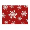 Temu nuevo mantel individual navideño para el hogar, decoración para mesa de comedor, tapete de cocina impermeable con aislamiento térmico, estampado navideño al por mayor