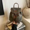 Mochila Casual Retro Estilo Coreano 2026 Nuevo Modelo Bolso Elegante para Mujer Moda Coreana Pu Ligero Bolso para Viajes