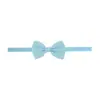 Diadema de Lazos para Niños Europeos y Americanos Cinta de Hilo de Color Sólido Lazo Pequeño Diadema Fina Accesorios Elásticos para el Cabello de Niños