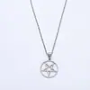 Collar con logo de estrella de cinco puntas de Satán Cadena de suéter 3D periférico de cine y televisión y anime europeo y americano Cruzada Wish Venta caliente