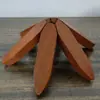 Venda Direta de Fábrica de Jogos Americanos de Madeira Maciça na Cor Nogueira Preta, Porta-Copos de Madeira de Faia, Decorações de Mesa Domésticas Anti-Queimaduras