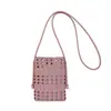 Bolso para Mujer 2026 Verano Nuevo Transfronterizo de Moda para Vacaciones Tejido Hueco de un Solo Hombro para Debajo del Brazo Bolso de Mano de Moda
