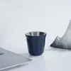 Copo de Vinho Pequeno de Aço Inoxidável 304 Transfronteiriço, Caneca de Café Espessa Isolada, Mini Copo de Chá Portátil, Copo de Água Portátil Isolado