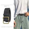 Cinturón de moda para hombre estilo Ins Simple Versátil Personalizado Cinturón para pantalones Estilo K Estudiante Diseño sin agujeros Venta al por mayor de fábrica