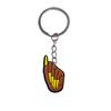 Llavero Colgante Bolso de Labial PVC Goma Suave Colgante Llave de Coche Creativo Souvenir Graduación Escolar