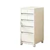 Gabinete de Almacenamiento de Oficina Tipo Cajón Gabinete de Almacenamiento de Archivos de Escritorio Caja de Almacenamiento de Gran Tamaño Estante de Almacenamiento Móvil Multicapa Debajo del Escritorio