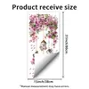 Adesivos de Parede Temáticos de Casa Floral, Estilo Transfronteiriço para Decoração de Fundo de Quarto, Sala de Estar, Estudo, Adesivos Autoadesivos, Atacado em Estoque