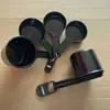 Herramientas Americanas de Cocina para Hornear de Venta Caliente con Cucharas Medidoras de Plástico Graduadas Juego de 4 Piezas Juego de Cucharas Medidoras de Cocina 4 en 1