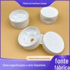 Tampinha Borboleta Plástica com Tampa Flip-Top de 22 Dentes Calibre Especial para Químicos Diários Frasco Embalagem com Tampa de Alumínio Tampa à Prova de Vazamento e Poeira