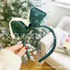 Acessórios de Cabelo Populares de Laço Grande de Natal Papai Noel Floco de Neve Galhadas Adorno Decorativo para Cabeça Infantil Decoração Doce de Feriado