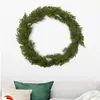 Rattan Navideño Simulado Caucho Suave Planta Verde Hoja de Pino Hoja de Ciprés Colgante de Puerta Decoración de Pared Guirnalda Verde Artificial de Navidad