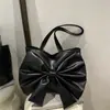 Moderna de Nuevo Estilo Dulce Diseño de Moño Simple 2025 Versión Coreana para Mujer Bolso de Hombro Debajo del Brazo de Gran Capacidad Elegante