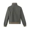 Ropa Vintage Yidao 2026 Otoño Nueva Chaqueta Vintage Patchwork Deconstruido Cuello Alto Para Hombre Elegante Corto Abrigo de Trabajo