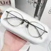 Armazones de Gafas Trendy de Acetato Estilo Coreano, Armazones de Gafas Lisos Carey, Estilo Casual Lindo, Mismo Modelo que en Xiaohongshu