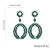 Pendientes de plata de aguja transfronterizos europeos y americanos con diamantes y perlas en diseño de lágrima, estilo exagerado y único, lujo ligero y sensación de alta gama