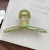 Presilha de Cabelo Shark de Gel Colorido com Strass em Formato de Coração para Mulheres, Versátil para a Parte de Trás da Cabeça, Acessórios de Cabelo Femininos, Atacado de Acessórios para Cabeça para Mulheres